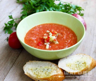 Фото приготовления рецепта: Суп из помидоров - шаг 7
