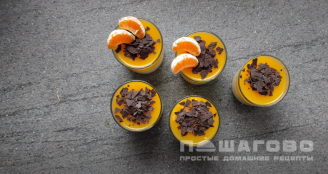 Фото приготовления рецепта: Апельсиновая панна-котта - шаг 11