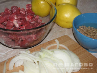 Фото приготовления рецепта: Суп Пити с бараниной - шаг 1