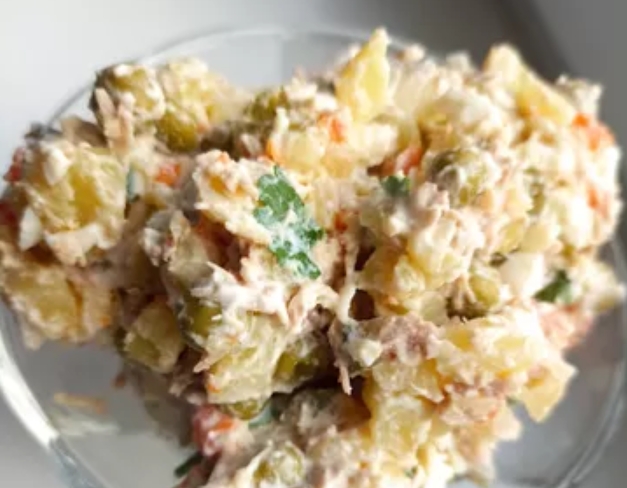 Оливье с индейкой