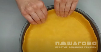 Фото приготовления рецепта: Пирог с картошкой и грибами - шаг 9