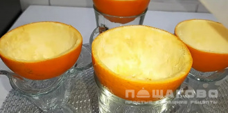 Фото приготовления рецепта: Апельсиновое желе с соком лимона - шаг 8