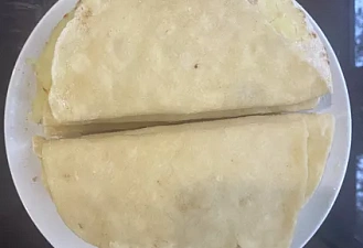 Фото приготовления рецепта: Татарские лепешки «Кыстыбый» с картофелем - шаг 11