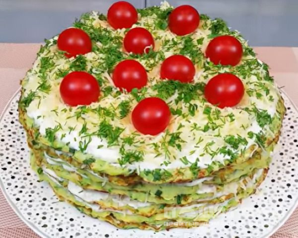 Кабачковый тортик