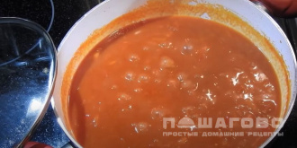 Фото приготовления рецепта: Овощной соус - шаг 7