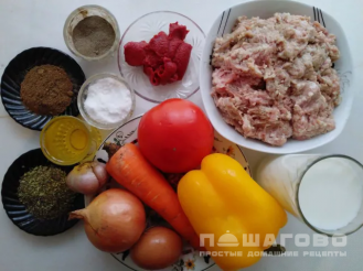 Фото приготовления рецепта: Сочные тефтели из говядины с соусом на молоке - шаг 1