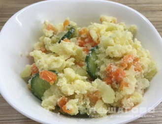 Фото приготовления рецепта: Японский картофельный салат - шаг 7