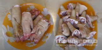 Фото приготовления рецепта: Щи из свиных ножек - шаг 1