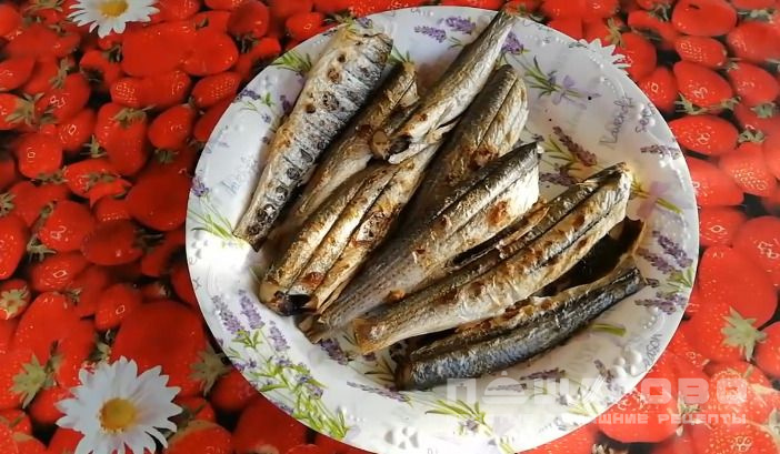 Кефаль на мангале