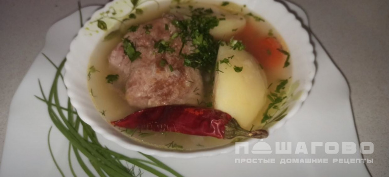 Шулюм из говядины с картошкой в казане (на плите) — рецепт с фото пошагово