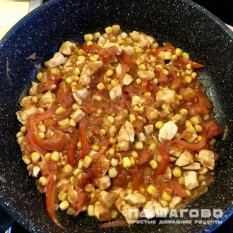 Фото приготовления рецепта: Мексиканская лепешка тортилья - шаг 4