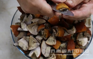 Фото приготовления рецепта: Закуска из лесных грибов на зиму - шаг 1