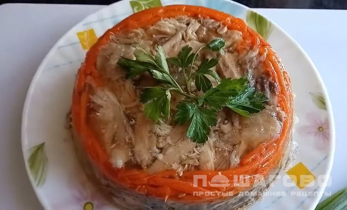 Холодец из рульки и говяжьих хвостов