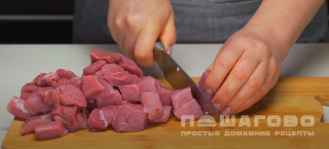 Фото приготовления рецепта: Жаркое со свининой и картофелем - шаг 1