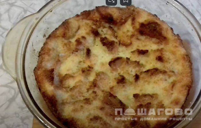 Пирог из сухарей