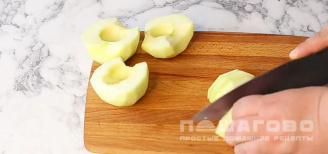 Фото приготовления рецепта: Яблочный чизкейк - шаг 1