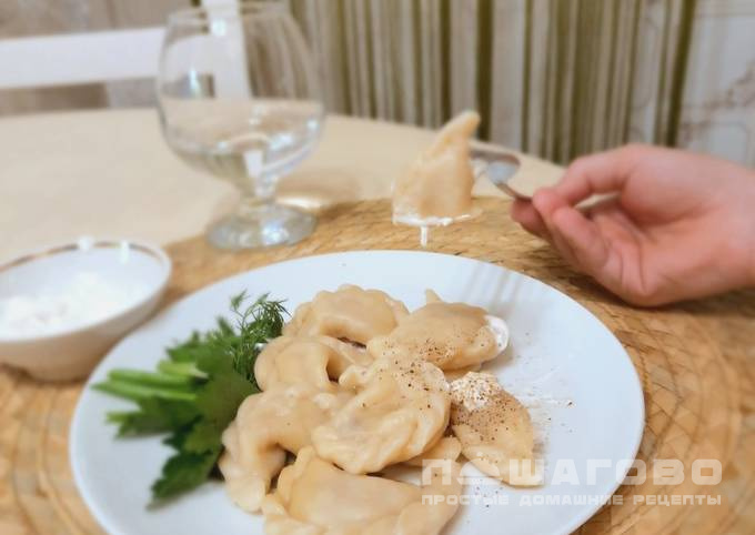 Вареники с редькой