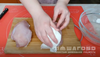 Фото приготовления рецепта: Буженина из курицы - шаг 5