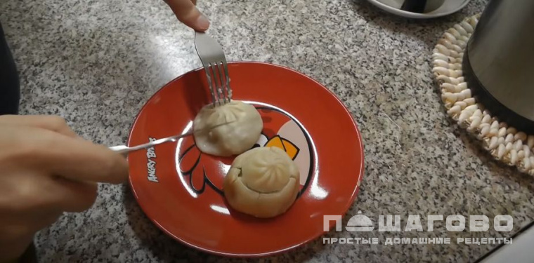 Хинкали в пароварке