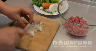 Фото приготовления рецепта: Фаршированные перцы на сковороде - шаг 1