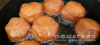 Фото приготовления рецепта: Пончики постные - шаг 4