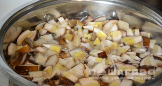 Фото приготовления рецепта: Суп из белых грибов - шаг 1