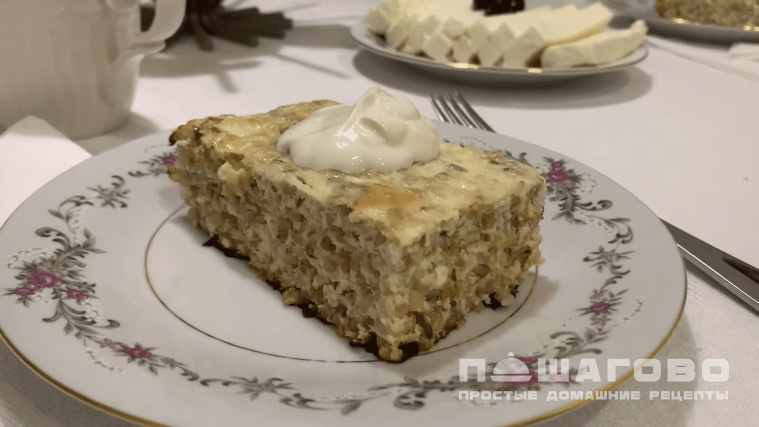 Крупеник из гречневой каши