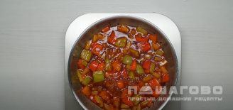 Фото приготовления рецепта: Свинина в кисло-сладком соусе по-китайски (кубаро) - шаг 6