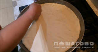 Фото приготовления рецепта: Осетинский пирог с картошкой и сыром - шаг 12