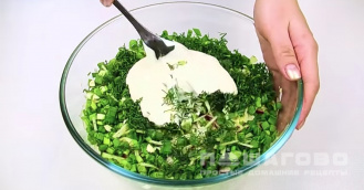 Фото приготовления рецепта: Легкий овощной салат - шаг 8