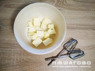 Фото приготовления рецепта: Сливочно-ванильный крем - шаг 3