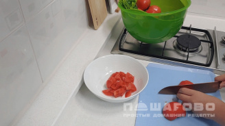 Фото приготовления рецепта: Баклажаны по-корейски - шаг 2
