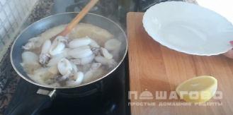 Фото приготовления рецепта: Маринованная каракатица - шаг 3