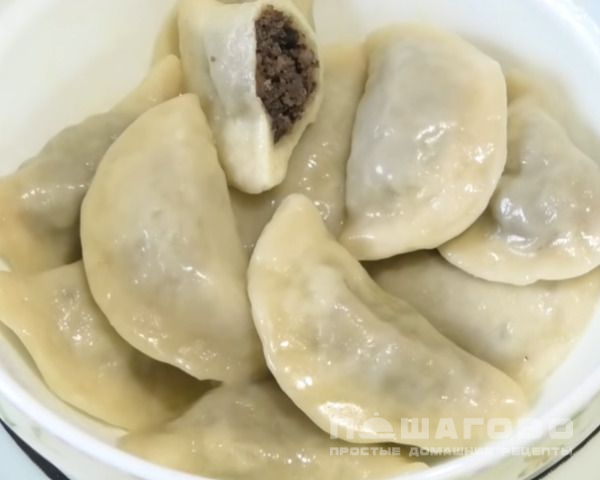 Вареники с легким свиным