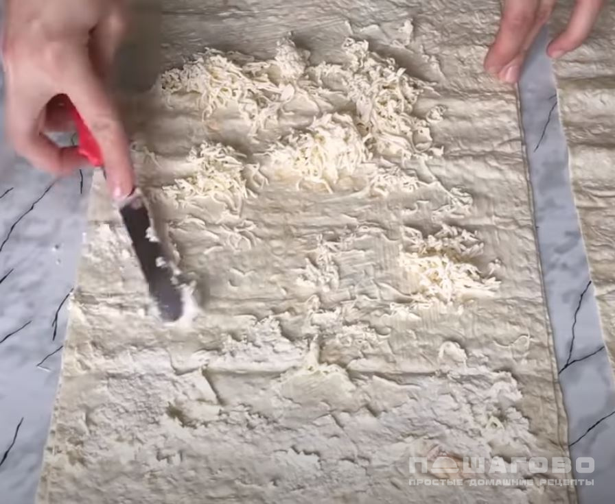Фото приготовления рецепта: Рулет из лаваша с курицей - шаг 2