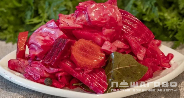 Хрустящая маринованная капуста по-грузински
