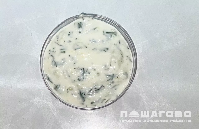 Чесночный соус классический