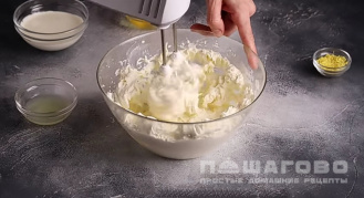 Фото приготовления рецепта: Сырный чизкейк - шаг 5