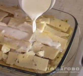 Фото приготовления рецепта: Картофель в молоке - шаг 5