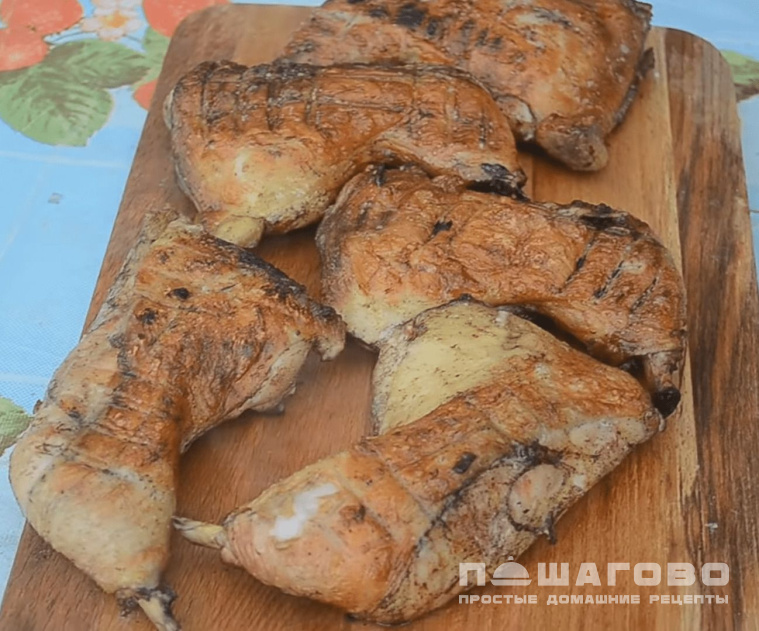 Куриные окорочка на мангале