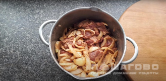 Фото приготовления рецепта: Шашлык на кефире из свинины - шаг 6