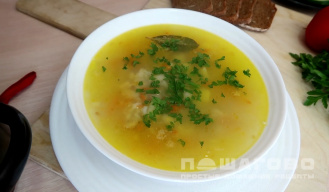 Фото приготовления рецепта: Суп из белой фасоли - шаг 5