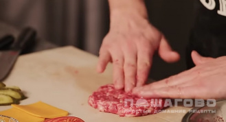 Фото приготовления рецепта: Гамбургер как из Макдоналдса - шаг 5
