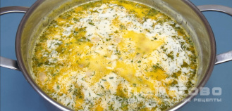 Фото приготовления рецепта: Грибной суп из шампиньонов - шаг 4