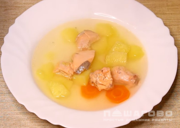 Уха из семги