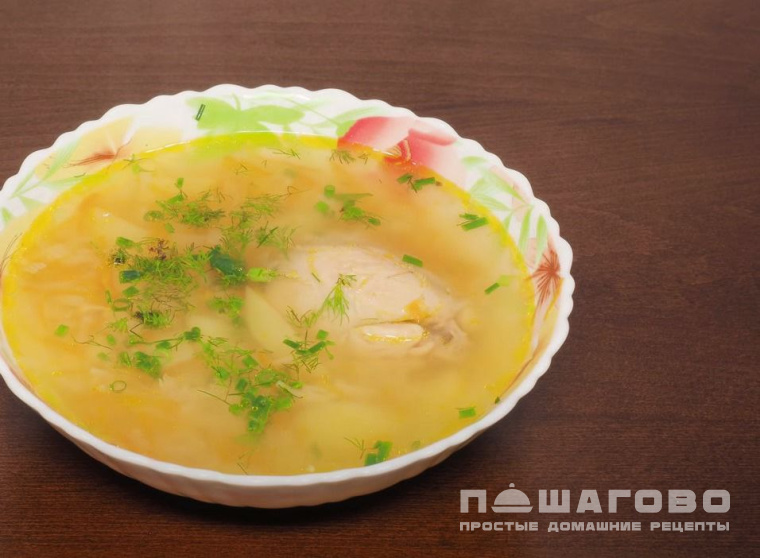 Суп куриный в мультиварке