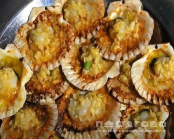 Салат с морскими гребешками рецепт с фото пошагово