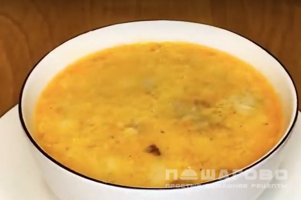Сырный суп с курицей и плавленным сыром