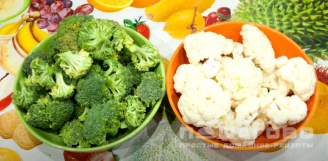 Фото приготовления рецепта: Суп-пюре из брокколи и цветной капусты - шаг 3