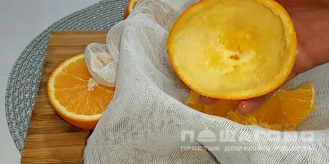 Фото приготовления рецепта: Апельсиновое желе с соком лимона - шаг 1